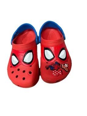 CROCS Red and Blue Spider-Man Kids Clogs